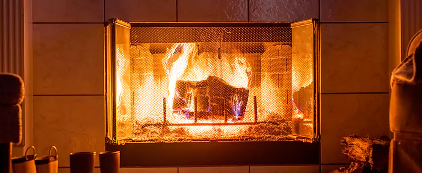 Mendota Hearth Landscape Fireplace Installation in Waldorf, Maryland