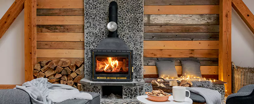 Thelin Hearth Products Direct Vent Gas Stove Fireplace Inspection in Waldorf, Maryland
